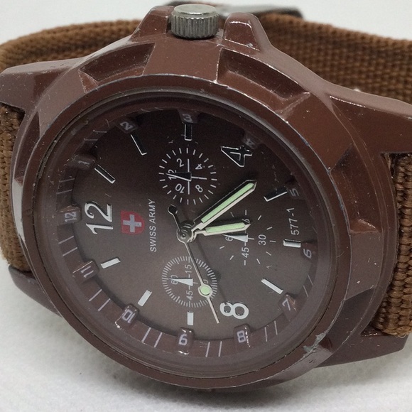 Swiss Army Brown Watch – Vintage - Picture 2 of 4
